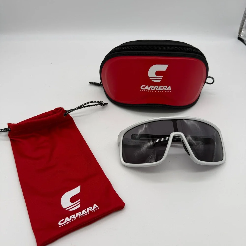 Carrera Ducati CARDUC 017/S Matte White Shield Sunglasses 6HTIR New